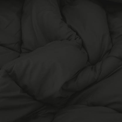 vidaXL Winter Duvet Black and Anthracite 220 x 260 cm Microfiber