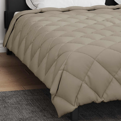 vidaXL Winter Duvet Light Grey 200 x 220 cm Microfiber