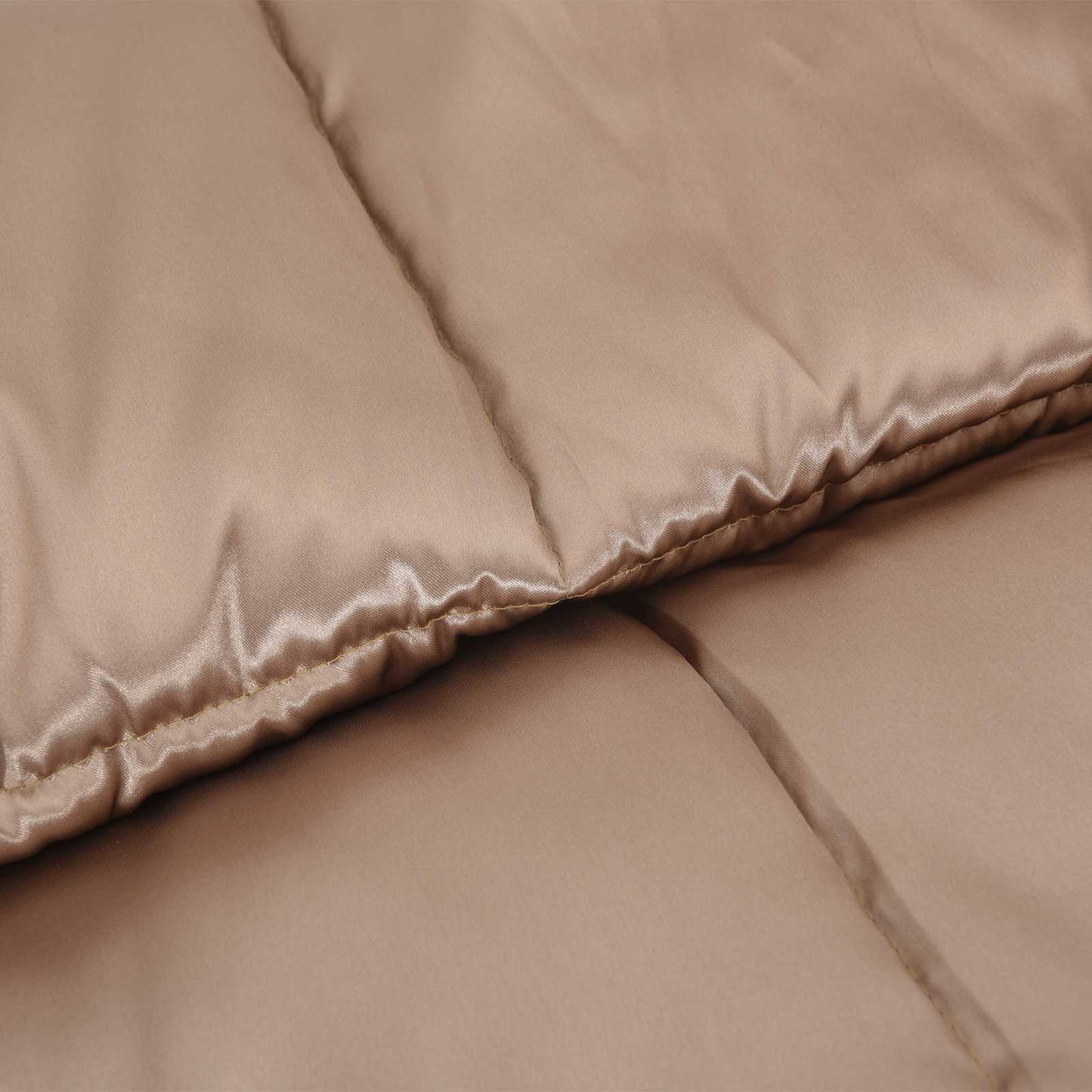 vidaXL Summer Duvet Gold 200 x 240 cm Satin and Microfiber