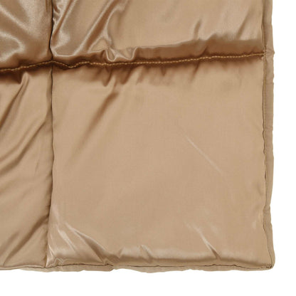 vidaXL Full Year Duvet Gold 135 x 220 cm Satin and Microfiber