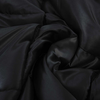 vidaXL Full Year Duvet Black 200 x 220 cm Satin and Microfiber