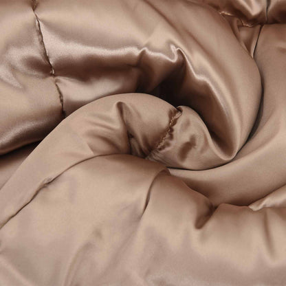 vidaXL Winter Duvet Gold 155 x 220 cm Satin and Microfiber