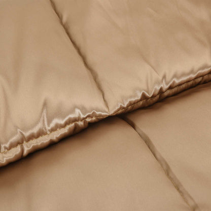 vidaXL Winter Duvet Gold 200 x 220 cm Satin and Microfiber