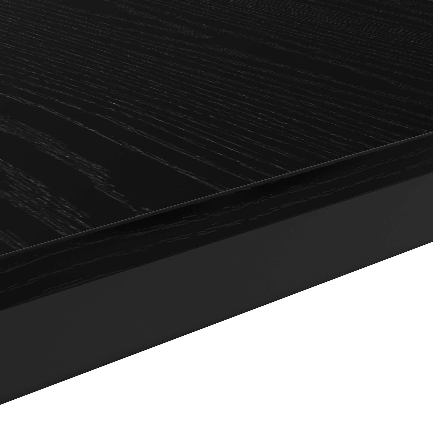vidaXL Coffee Table Black Oak 40 x 40 x 36 cm Engineered Wood