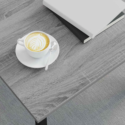 vidaXL Coffee Table Grey Sonoma 40 x 40 x 36 cm Engineered Wood