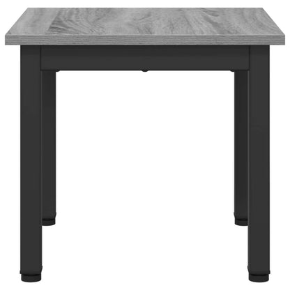 vidaXL Coffee Table Grey Sonoma 40 x 40 x 36 cm Engineered Wood