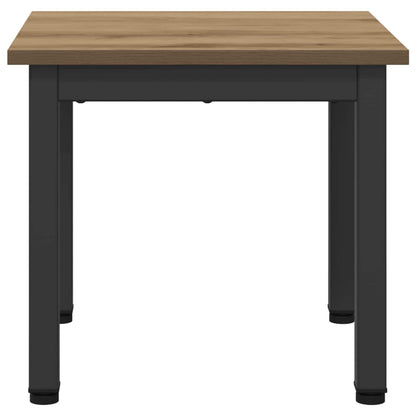 vidaXL Coffee Table Artisian Oak 40 x 40 x 36 cm Engineered Wood