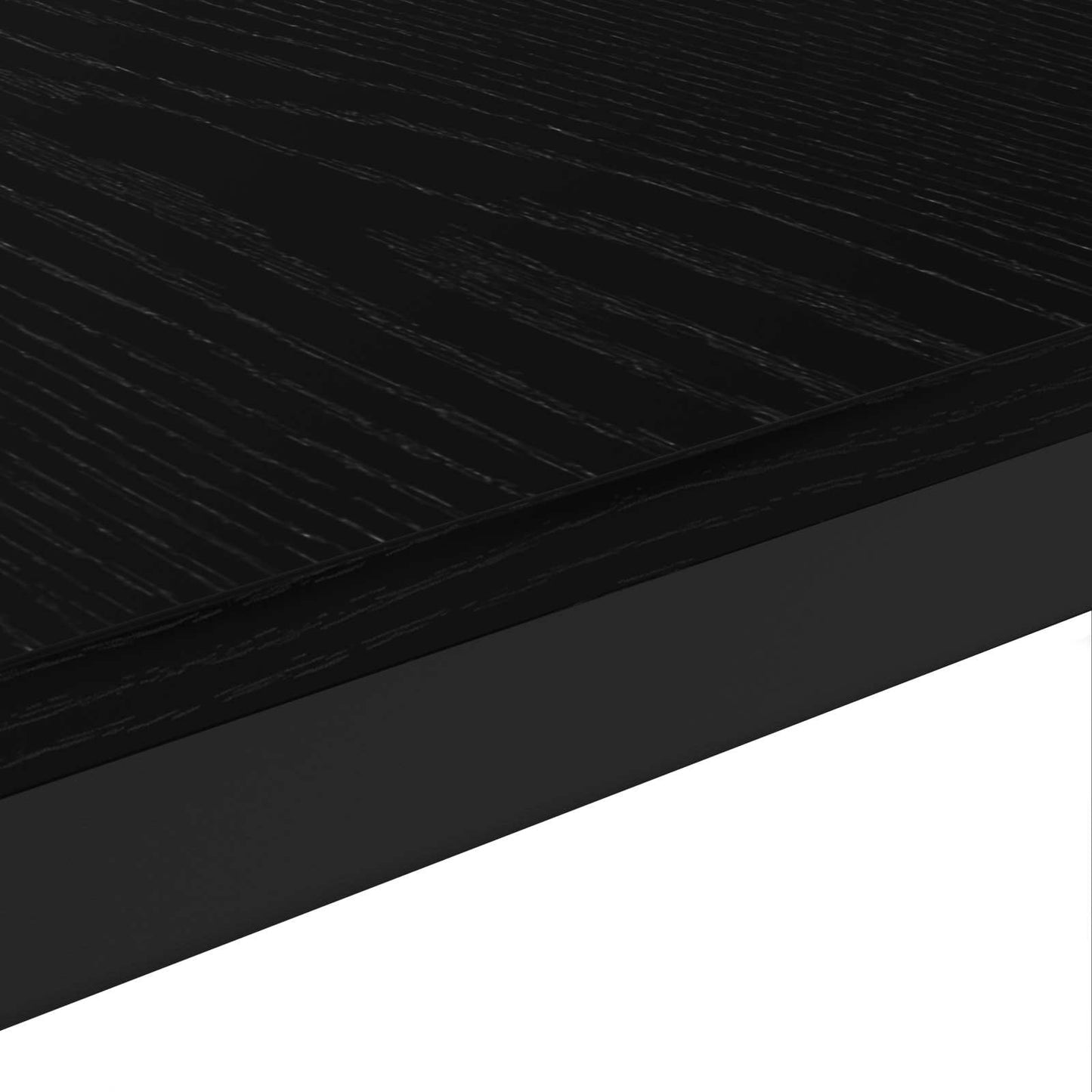 vidaXL Coffee Table Black Oak 50 x 50 x 36 cm Engineered Wood