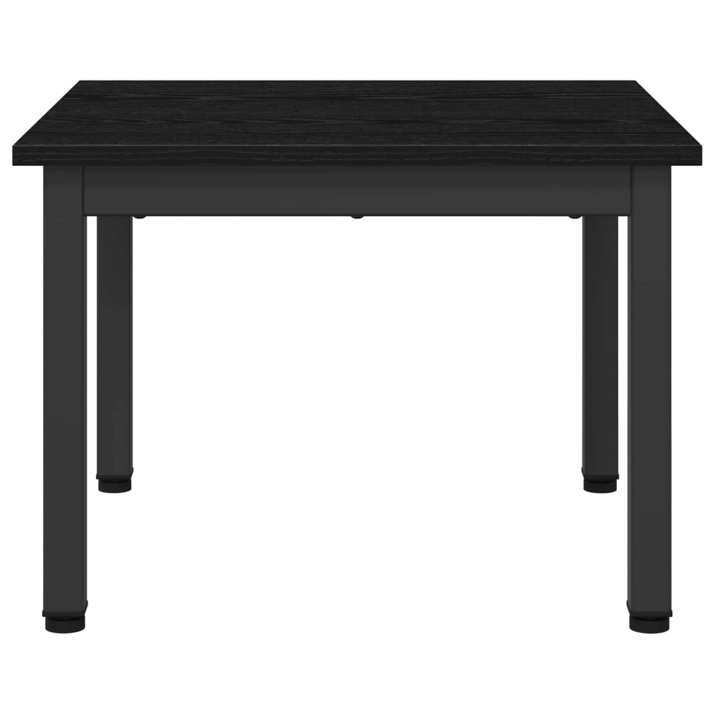 vidaXL Coffee Table Black Oak 50 x 50 x 36 cm Engineered Wood
