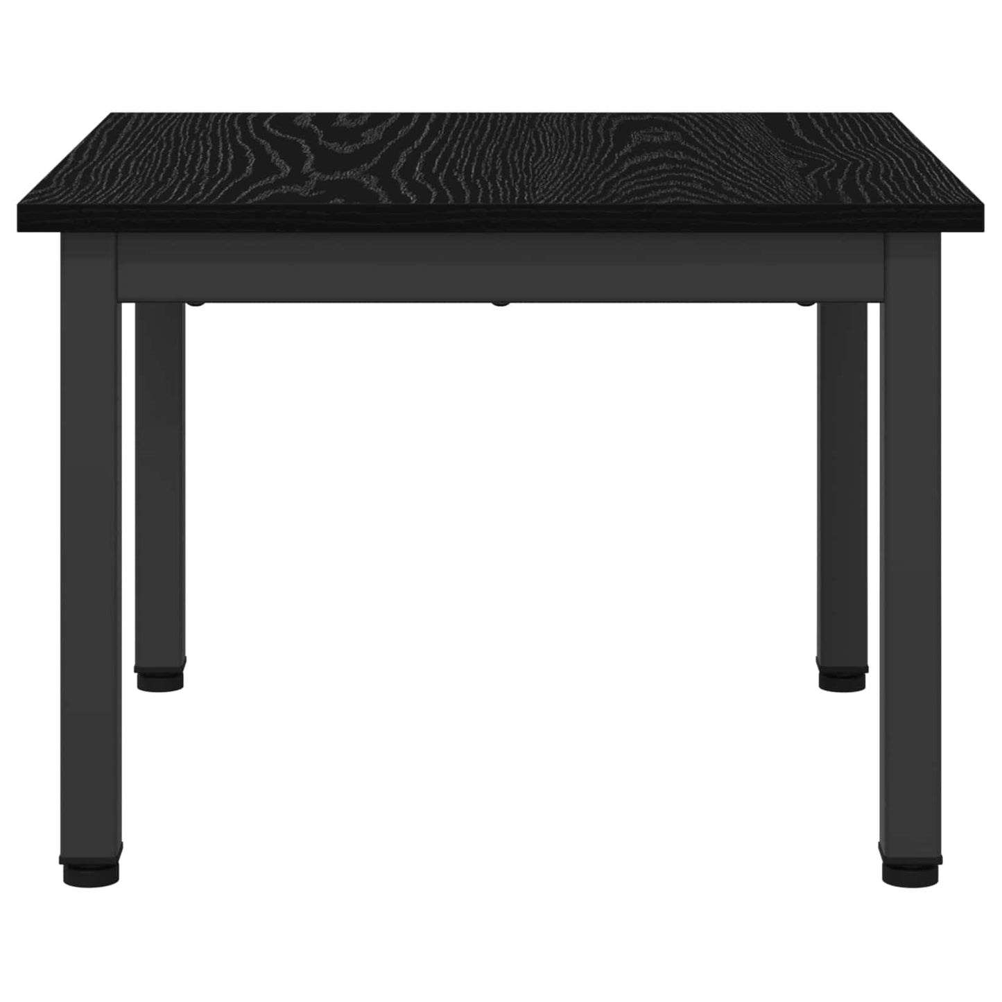 vidaXL Coffee Table Black Oak 50 x 50 x 36 cm Engineered Wood