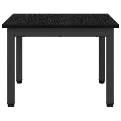 vidaXL Coffee Table Black Oak 50 x 50 x 36 cm Engineered Wood
