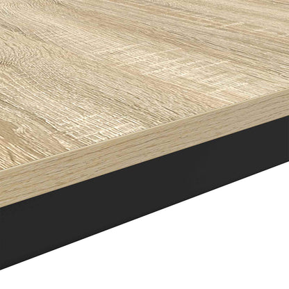 vidaXL Coffee Table Sonoma 50 x 50 x 36 cm Engineered Wood