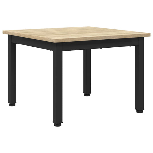 vidaXL Coffee Table Sonoma 50 x 50 x 36 cm Engineered Wood