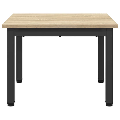 vidaXL Coffee Table Sonoma 50 x 50 x 36 cm Engineered Wood