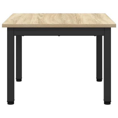 vidaXL Coffee Table Sonoma 50 x 50 x 36 cm Engineered Wood