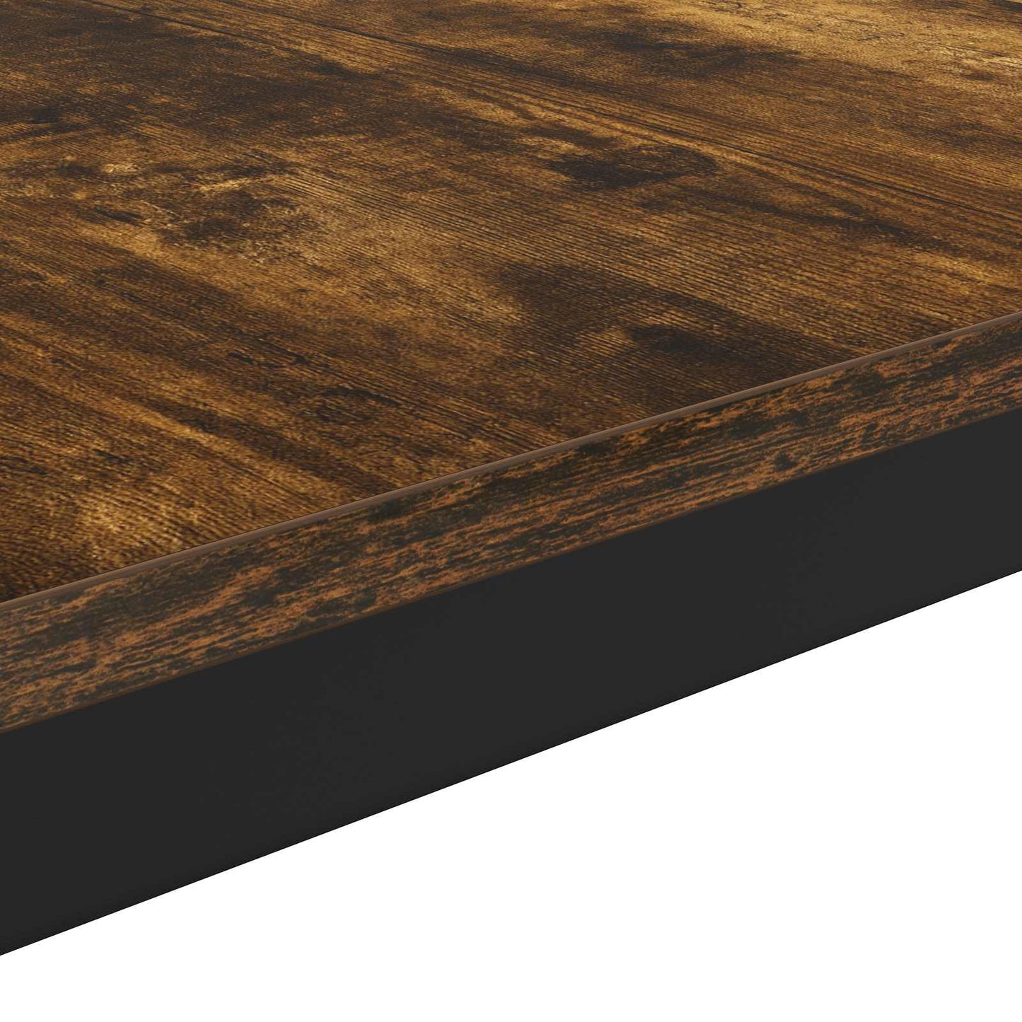 vidaXL Coffee Table Smoke Oak 50 x 50 x 36 cm Engineered Wood