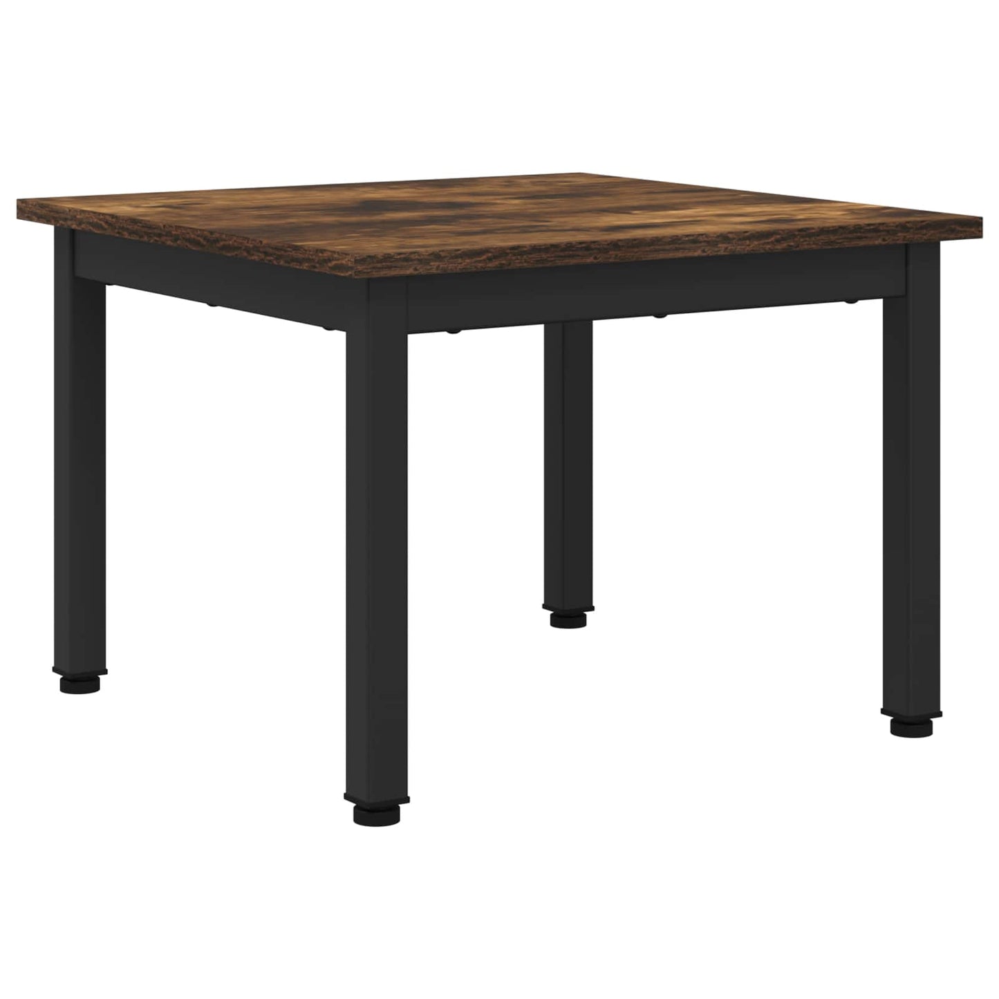 vidaXL Coffee Table Smoke Oak 50 x 50 x 36 cm Engineered Wood