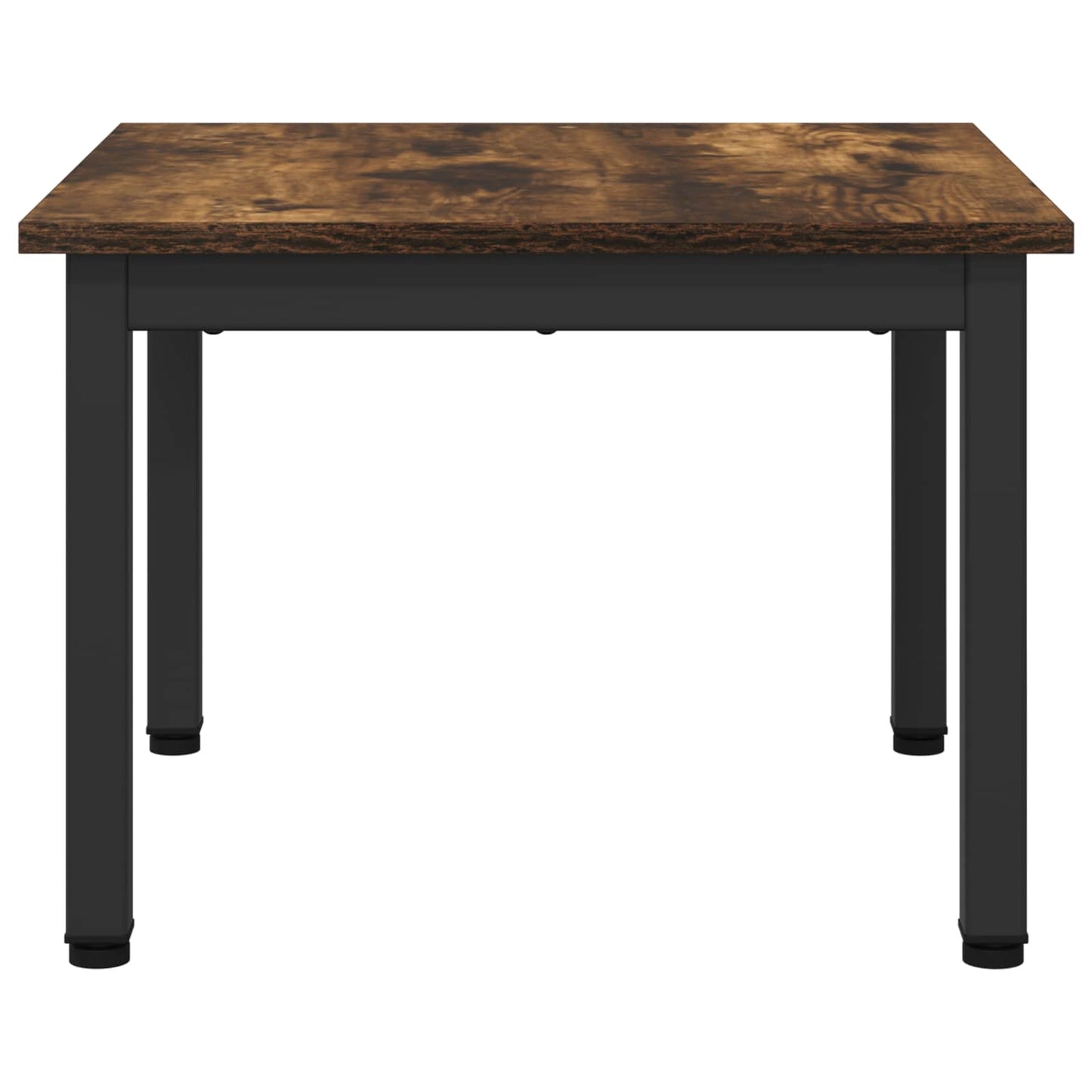 vidaXL Coffee Table Smoke Oak 50 x 50 x 36 cm Engineered Wood