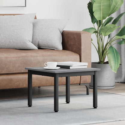 vidaXL Coffee Table Grey Sonoma 50 x 50 x 36 cm Engineered Wood
