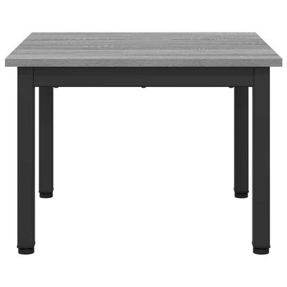 vidaXL Coffee Table Grey Sonoma 50 x 50 x 36 cm Engineered Wood