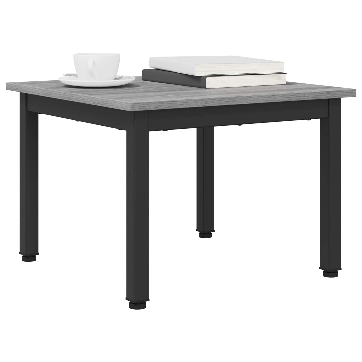 vidaXL Coffee Table Grey Sonoma 50 x 50 x 36 cm Engineered Wood