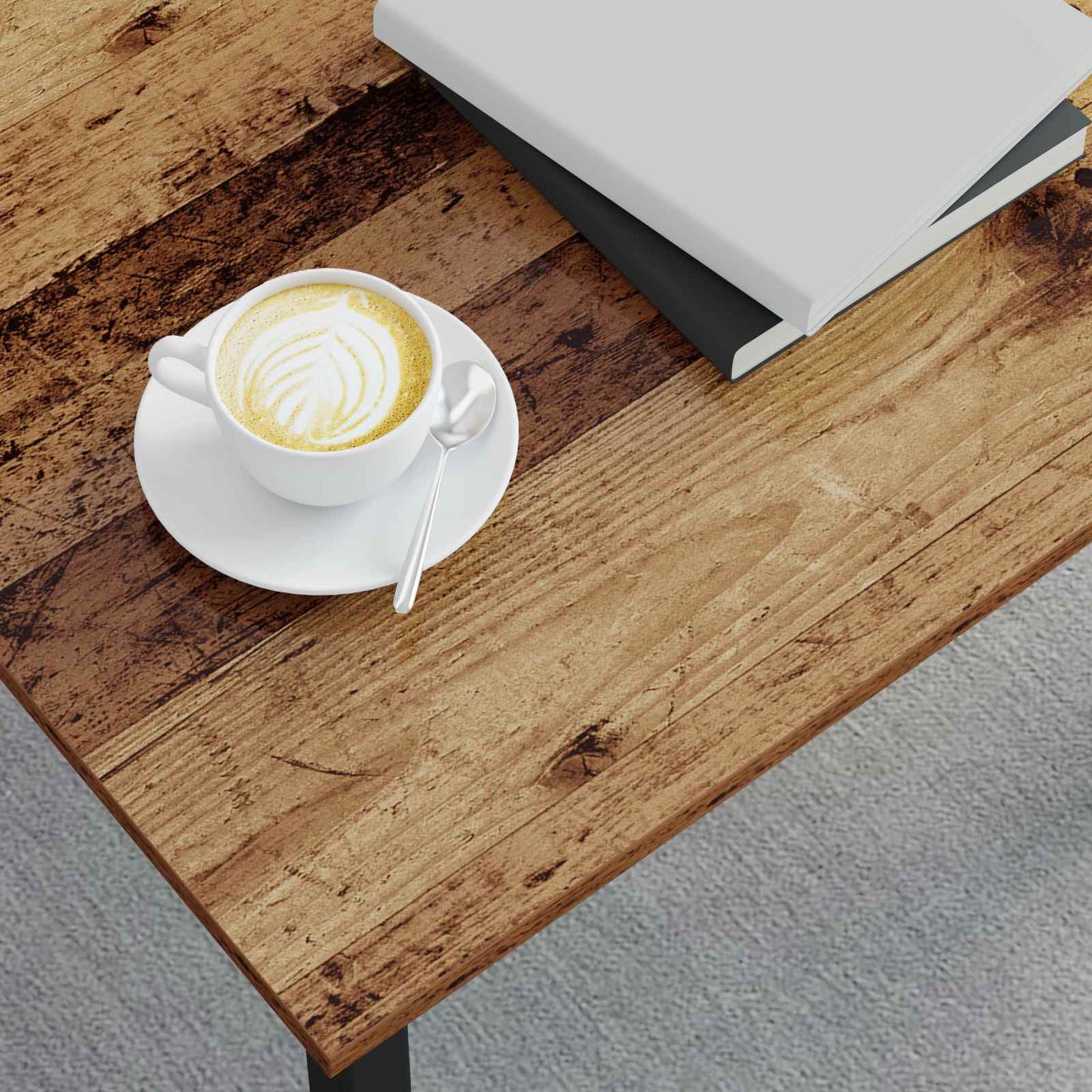 vidaXL Coffee Table Old Wood 50 x 50 x 36 cm Engineered Wood