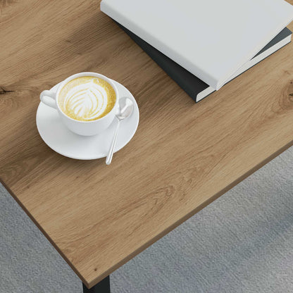 vidaXL Coffee Table Artisian Oak 50 x 50 x 36 cm Engineered Wood