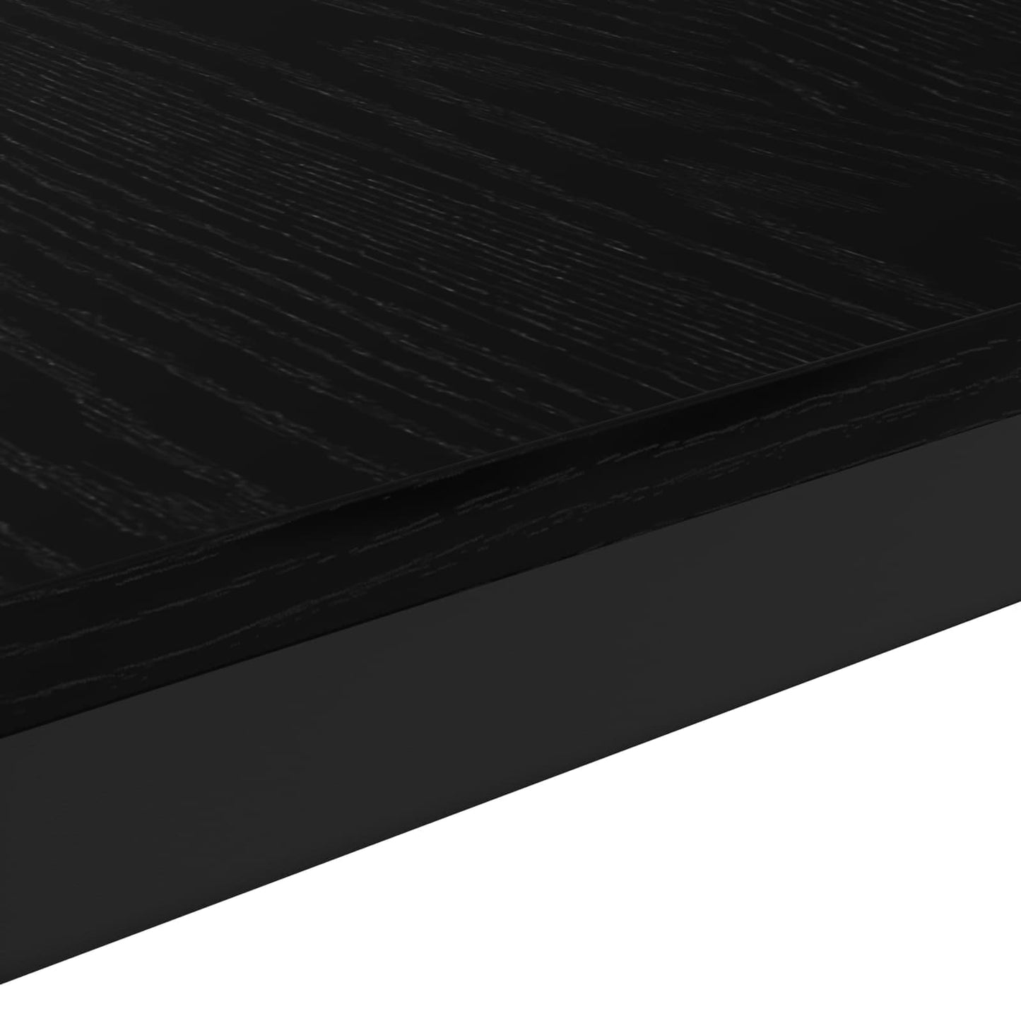 vidaXL Coffee Table Black Oak 60 x 30 x 36 cm Engineered Wood