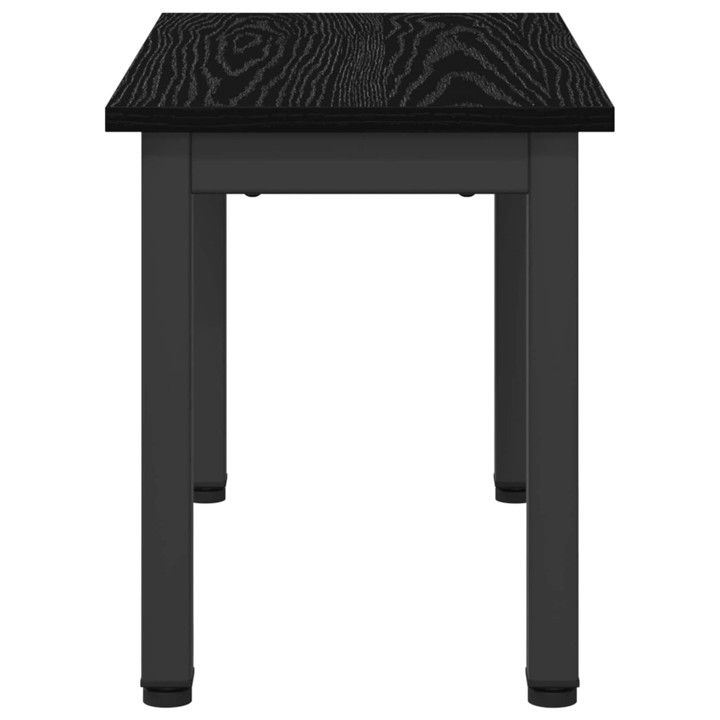 vidaXL Coffee Table Black Oak 60 x 30 x 36 cm Engineered Wood