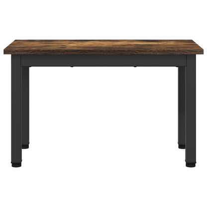 vidaXL Coffee Table Smoke Oak 60 x 30 x 36 cm Engineered Wood