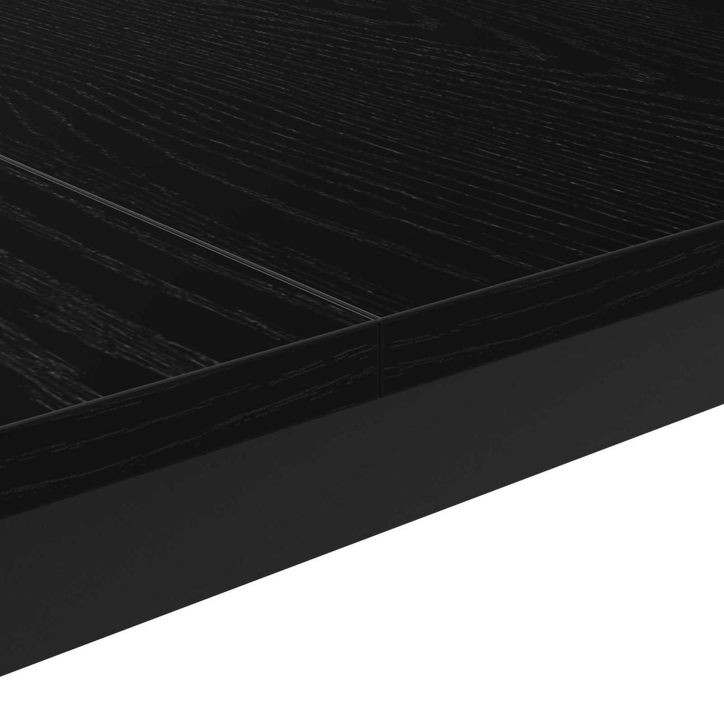 vidaXL Coffee Table Black Oak 60 x 60 x 36 cm Engineered Wood