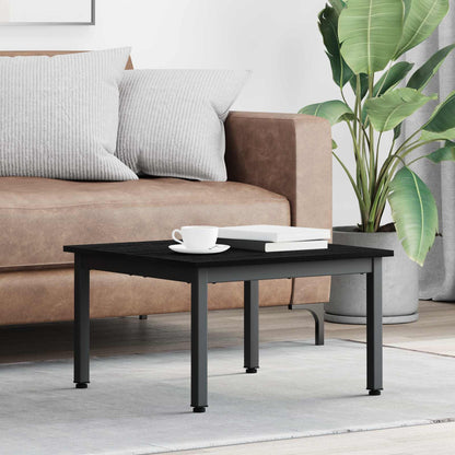 vidaXL Coffee Table Black Oak 60 x 60 x 36 cm Engineered Wood