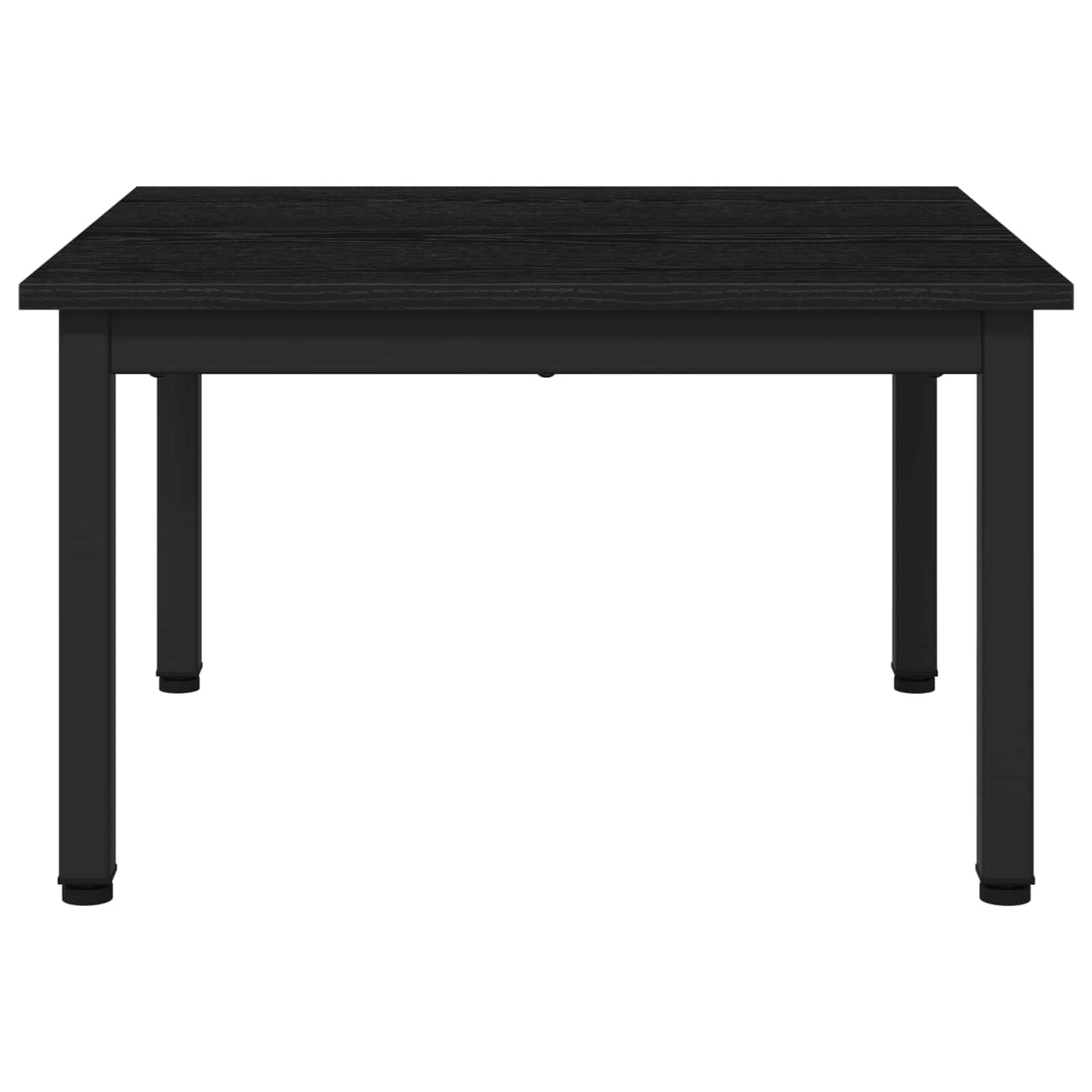 vidaXL Coffee Table Black Oak 60 x 60 x 36 cm Engineered Wood