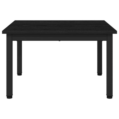 vidaXL Coffee Table Black Oak 60 x 60 x 36 cm Engineered Wood