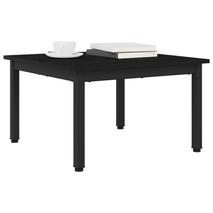 vidaXL Coffee Table Black Oak 60 x 60 x 36 cm Engineered Wood