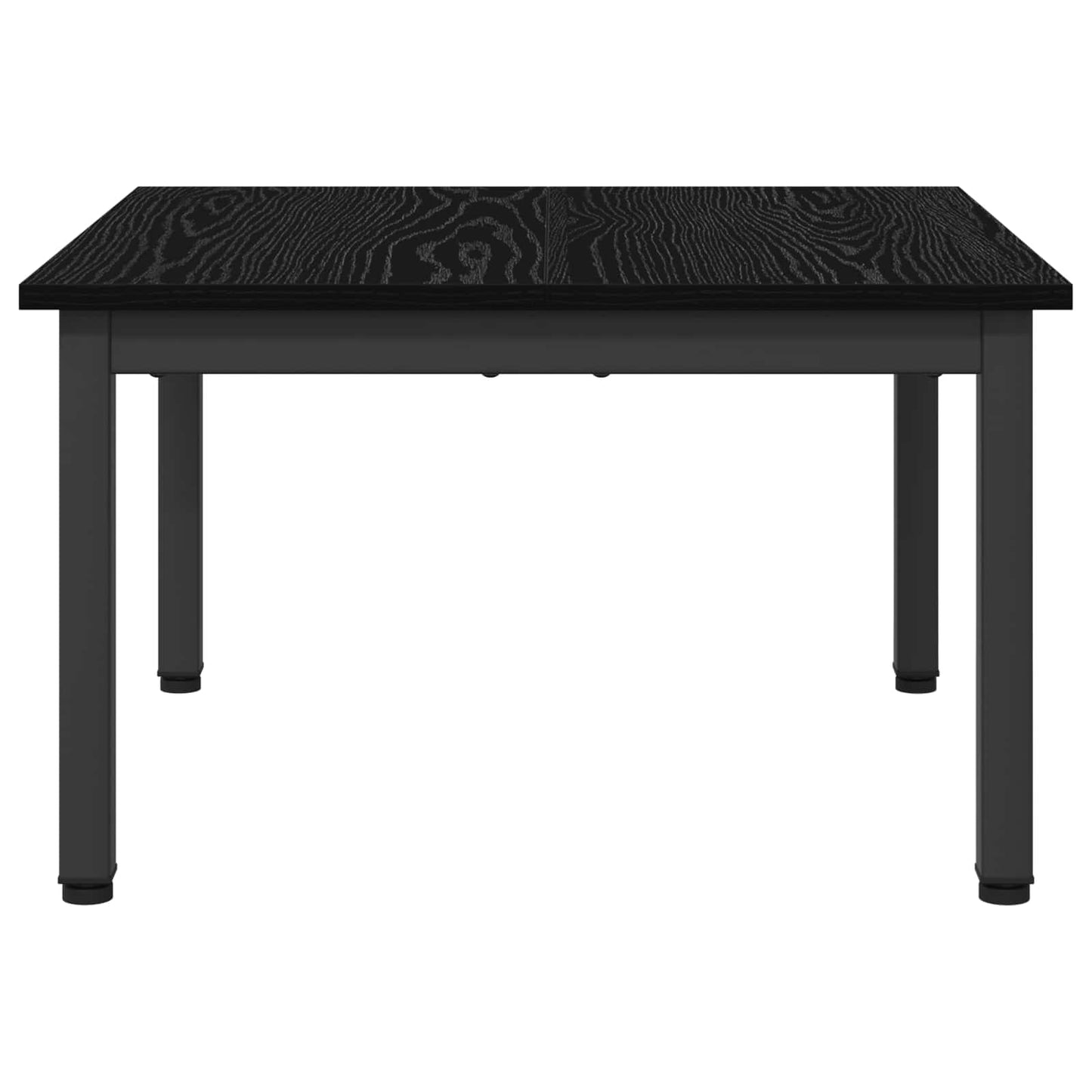 vidaXL Coffee Table Black Oak 60 x 60 x 36 cm Engineered Wood