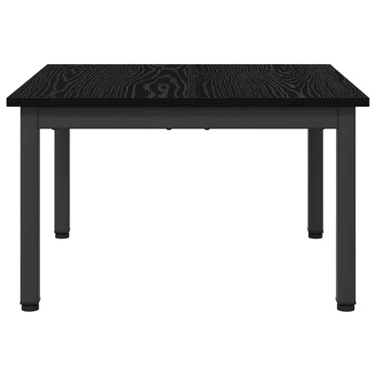 vidaXL Coffee Table Black Oak 60 x 60 x 36 cm Engineered Wood