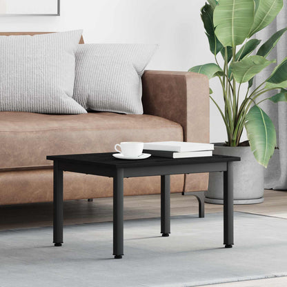 vidaXL Coffee Table Black Oak 60 x 50 x 36 cm Engineered Wood