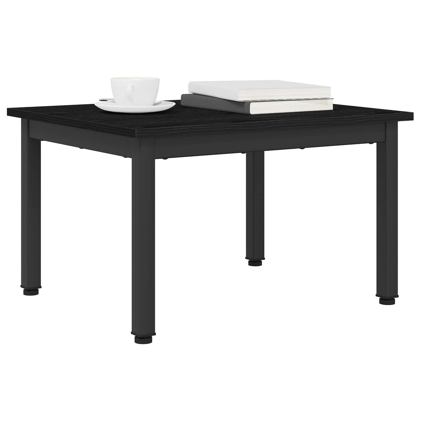 vidaXL Coffee Table Black Oak 60 x 50 x 36 cm Engineered Wood