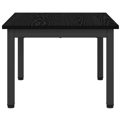 vidaXL Coffee Table Black Oak 60 x 50 x 36 cm Engineered Wood