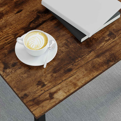 vidaXL Coffee Table Smoke Oak 60 x 50 x 36 cm Engineered Wood
