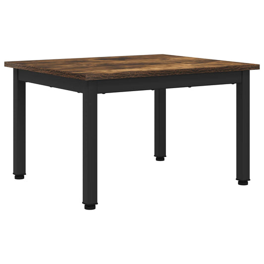 vidaXL Coffee Table Smoke Oak 60 x 50 x 36 cm Engineered Wood
