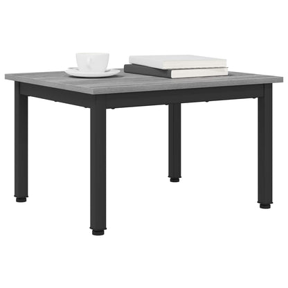 vidaXL Coffee Table Grey Sonoma 60 x 50 x 36 cm Engineered Wood