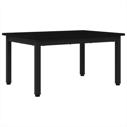 vidaXL Coffee Table Black Oak 70 x 50 x 36 cm Engineered Wood