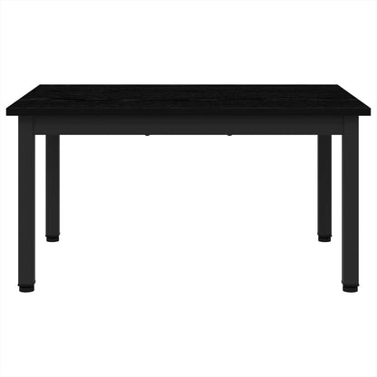 vidaXL Coffee Table Black Oak 70 x 50 x 36 cm Engineered Wood