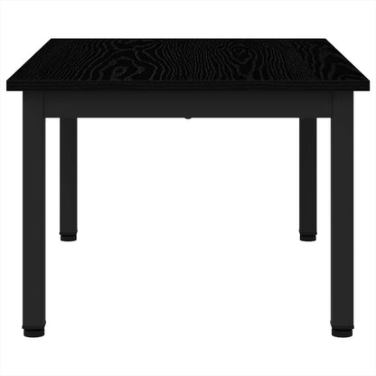 vidaXL Coffee Table Black Oak 70 x 50 x 36 cm Engineered Wood