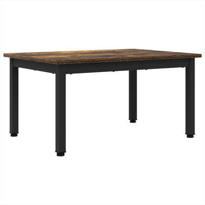 vidaXL Coffee Table Smoke Oak 70 x 50 x 36 cm Engineered Wood