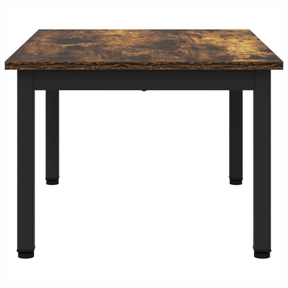 vidaXL Coffee Table Smoke Oak 70 x 50 x 36 cm Engineered Wood