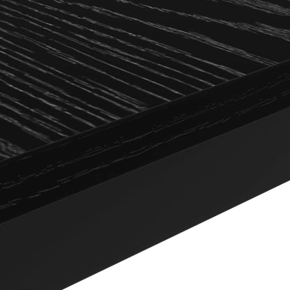 vidaXL Coffee Table Black Oak 100 x 50 x 45 cm Engineered Wood