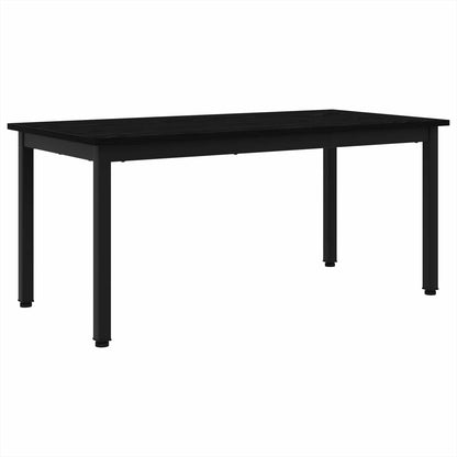 vidaXL Coffee Table Black Oak 100 x 50 x 45 cm Engineered Wood